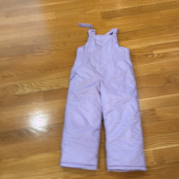 Carters girl light purple bib snowpants size medium 5/6 . - Picture 4 of 6